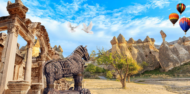 GSTRAVEL BAY SÁNG - ISTANBUL – CANAKKALE – KUSADASI – PAMUKKALE – KONYA – CAPPADOCIA – ISTANBUL THÁNG 8N7D 5-6-7-8/2026