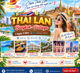 GSTRAVEL BANGKOK - PATTYA 5N4D BAY CHIỀU MÙNG 2.3.4 TẾT 2027