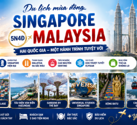 GSTRAVEL SINGAPORE - MALAYSIA 5N4D VNA THÁNG 10.11.12.1.2.3.2027VT