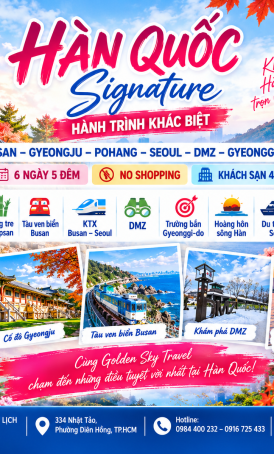 GSTRAVEL BUSAN – GYEONGJU – POHANG – SEOUL – DMZ – GYEONGGI-DO 6N5D NOSHOP 