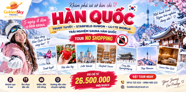 GSTRAVEL BUSAN – GYEONGJU – POHANG – SEOUL – DMZ – GYEONGGI-DO 6N5D NOSHOP 