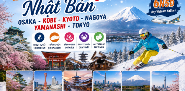 GSTRAVEL  BẢN MÙA ĐÔNG – TRƯỢT TUYẾT MÙNG 4 TẾT 2027 6N5D VNA